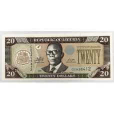 LIBERIA 2009 . TWENTY 20 DOLLARS BANKNOTE